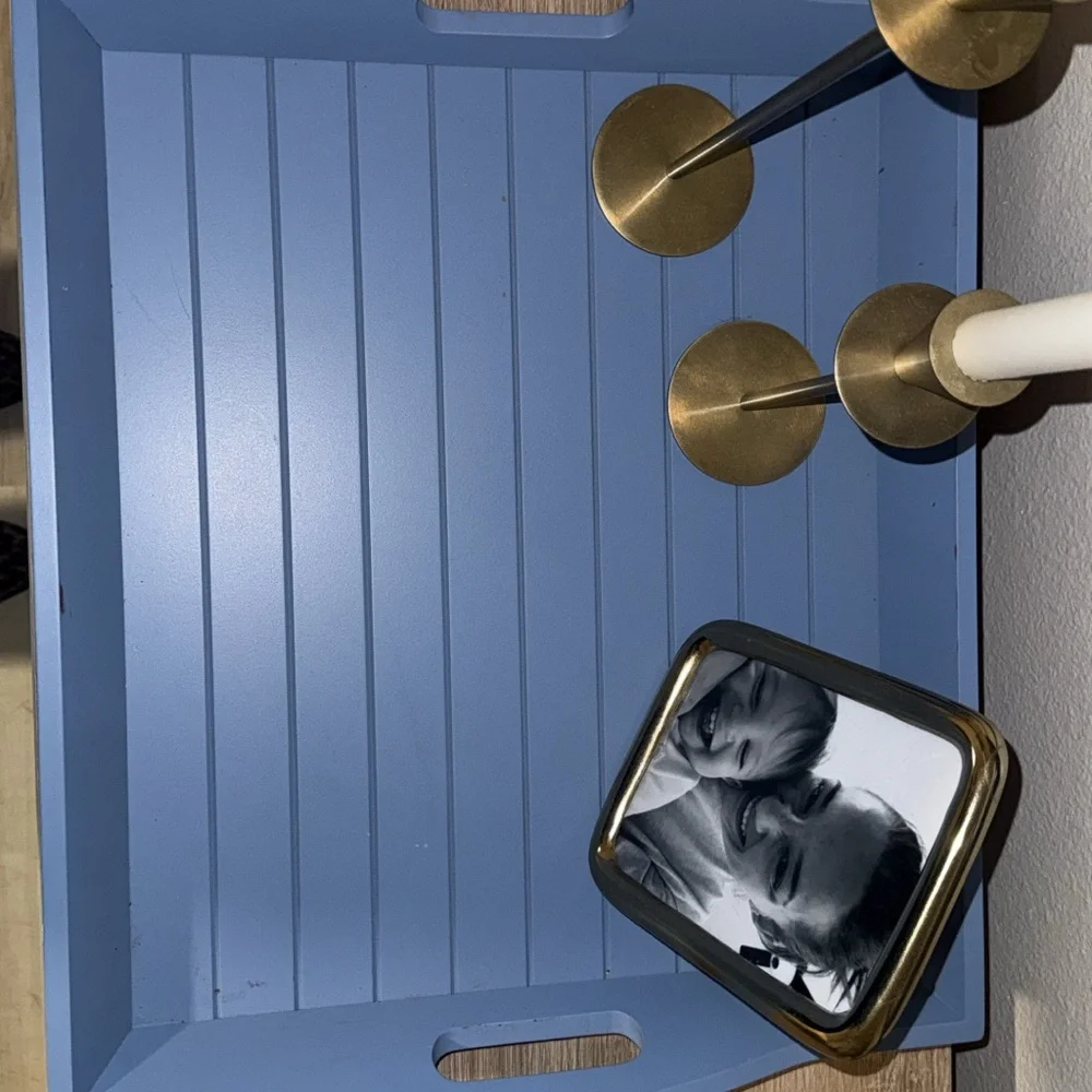 Blue Decorative Tray